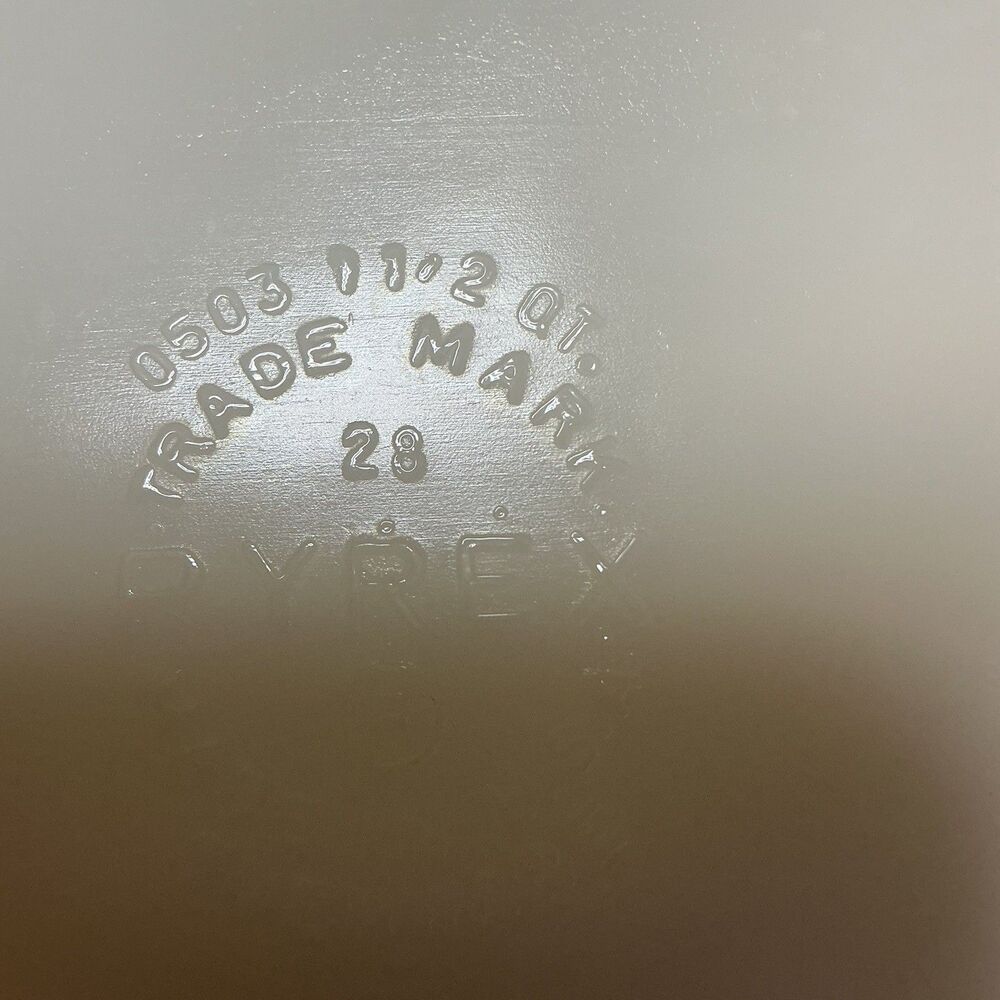 Vtg Pyrex 1 1/2 Qt Spring Blossom/Crazy Daisy 503C Refrigerator Dish W/Glass Lid - Picture 5 of 13